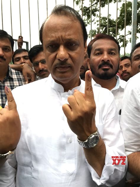 Baramati Ajit Pawar After Casting His Vote Gallery Social News Xyz