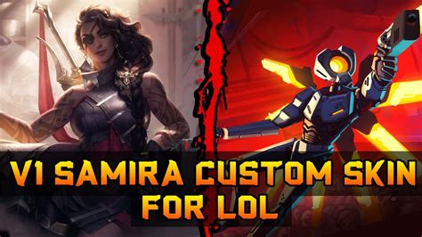 V From Ultrakill Skin For Samira Custom Mod For League Of Legends