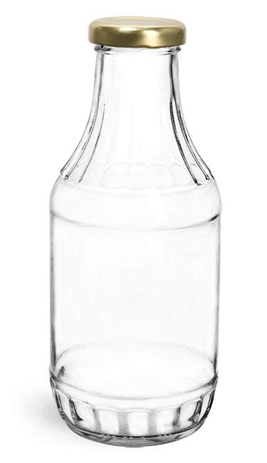 Sks Bottle And Packaging Glass Bottles 16 Oz Clear Glass Sauce