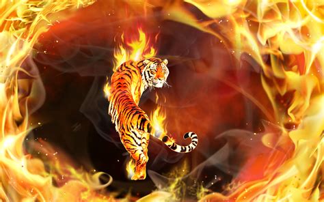 Download Manipulation Fantasy Tiger 4k Ultra Hd Wallpaper