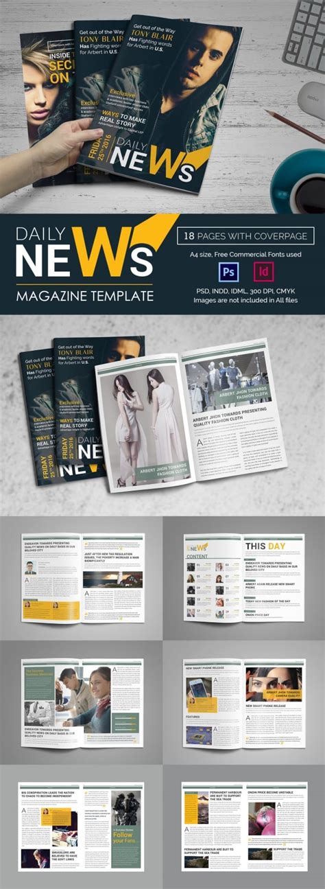 Free Magazine Layout Templates For Word Free Download Nismainfo
