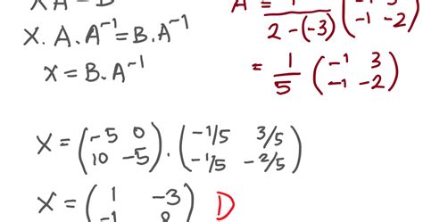 Jika disoal diketahui v maka kita bisa mencai nilai γ' dengan mudah sebagai berikut Belajar Happy💖😁: Soal dan Pembahasan Matematika SMK / MAK Kelas X Kasmina | Toali Bab Matriks no 29