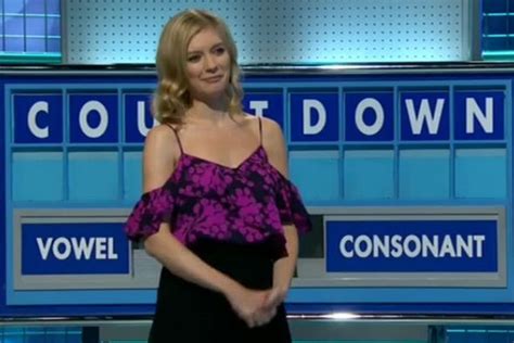 Countdowns Rachel Riley Flaunts Killer Curves In Red Hot Frock With Saucy Sheer Panels Tv