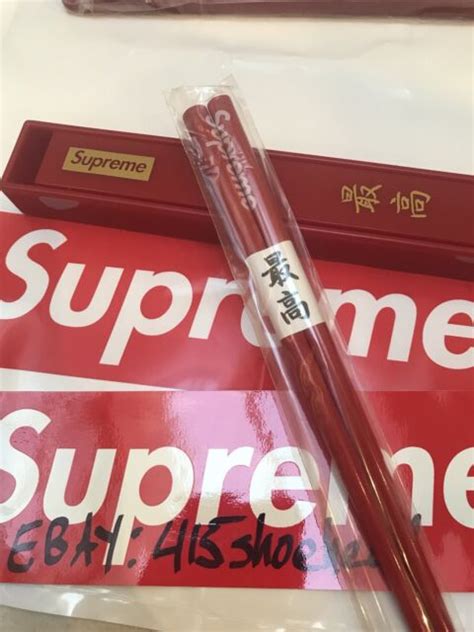 Supreme Chopsticks Fw17 100 Authentic Brand Box Logo Bowl Longevity
