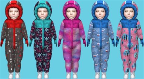 Annetts Sims 4 Welt Snowy Escape Toddlers Winter Outfit