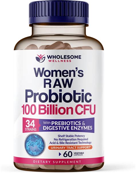 Amazon Com Dr Formulated Raw Probiotics For Women Billion CFUs With Prebiotics Digestive