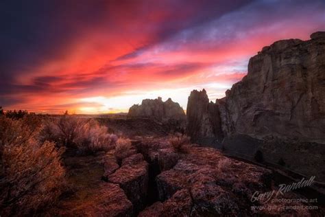 Gary Randall Photography Smith Rock Sunset In Central Oregon Sunset