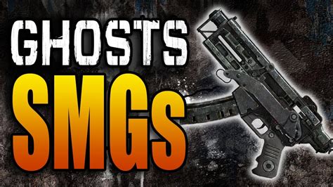 Call Of Duty Ghost Submachine Guns