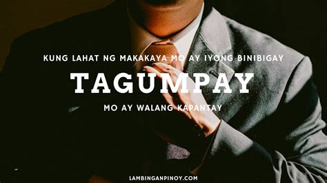 Filipino Inspirational Quotes ~ Pinoy Lambingan Tambayan Online Pinoy