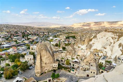 Top View Of Goreme Town Cappadocia Turkey Editorial Photo Image Of