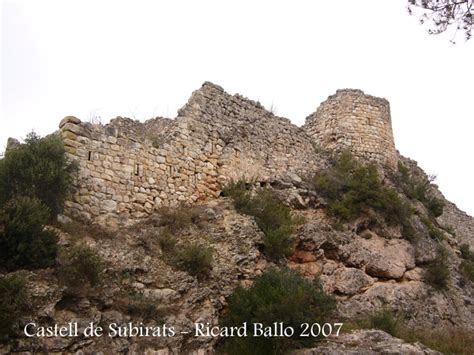 Castell De Subirats Alt Penedès Catalunya Medieval