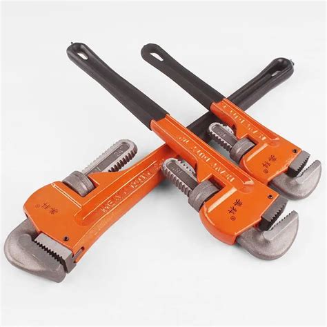 Heavy Duty Straight Pipe Wrench 8in10in12in14in Plumbing Wrenches