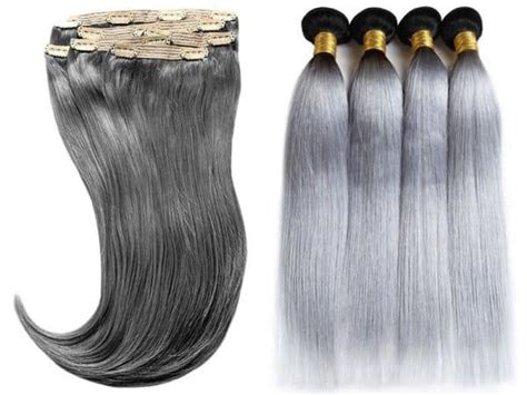 Things You Need To Know About Grey Hair Extensions Today Layla