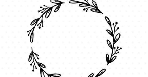 Half Wreath Svg - Free SVG Cut File