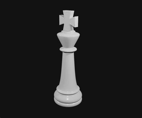 Artstation King Chess Game Piece 3d Model And Stl Printable Resources