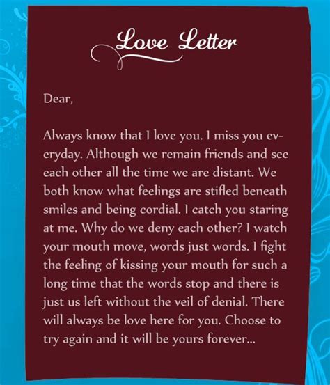 I still assume you to be my dearest boyfriend. Valentine Letters, Valentine's Day Letters | Love letters ...