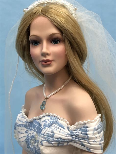 Chapel Vows” Ashton Drake Porcelain Doll Braut Damen