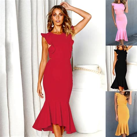 2019 Hot Sale Sexy Summer Style Women Dress Bodycon Dresses Sexy Casual Backless Off Shoulder