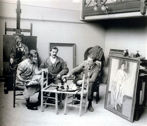 Suzanne Valadon Maurice Utrillo André Utter At Avenue Junot Studio