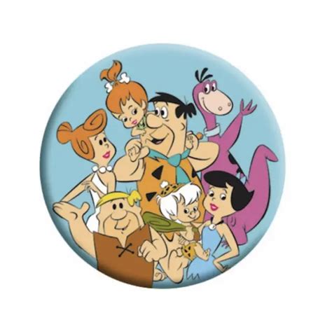 Hanna Barbera The Flintstones Button Pin £236 Picclick Uk