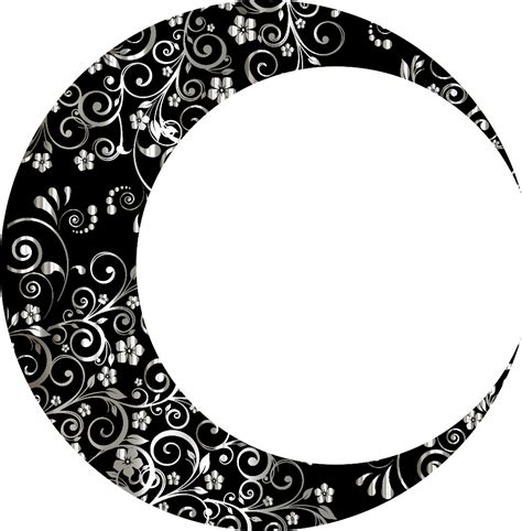 Download High Quality Moon Clipart Black And White Transparent