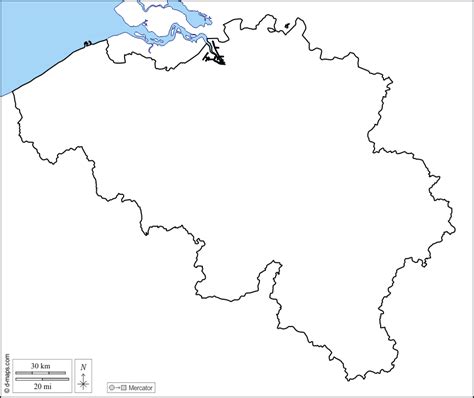 Belgium Free Map Free Blank Map Free Outline Map Free Base Map