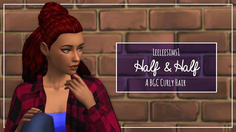 Simsworkshop Half And Half Hair By Leeleesims1 Sims 4 Hairs