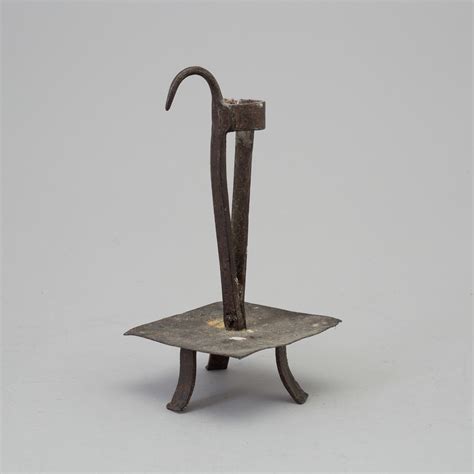 A 18th Century Iron Candlestick Bukowskis