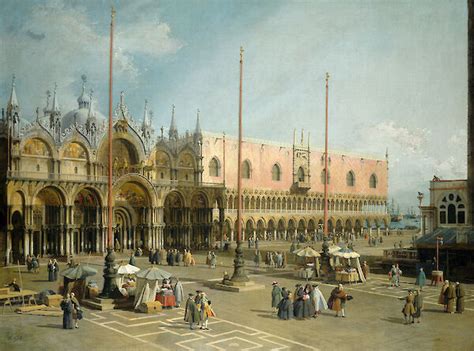 The Piazza San Marco In Venice By Canaletto Obelisk Art History