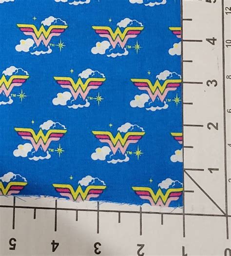 Wonder Woman Fabric 100 Cotton Quarter Yard Etsy