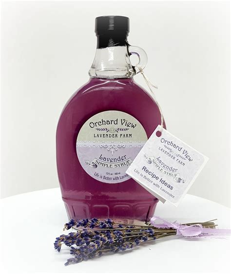 Lavender Simple Syrup Orchardview Lavender