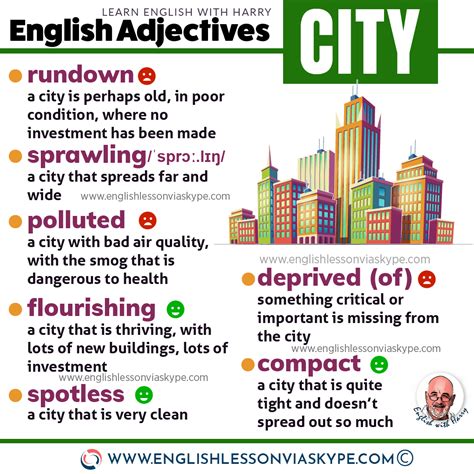 Adjectives For Describing Cities • Learn English With Harry 👴 Learn