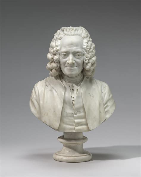 Bust Of Voltaire By Jean Antoine Houdon Marble 1778 Rclassicalart