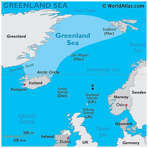 Greenland Sea Worldatlas