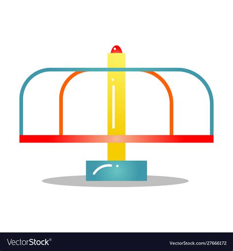 Kids Merry Go Round For Playground Royalty Free Vector Image