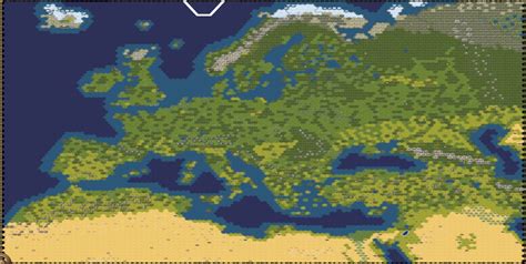 Civ 6 Europe True Start Map
