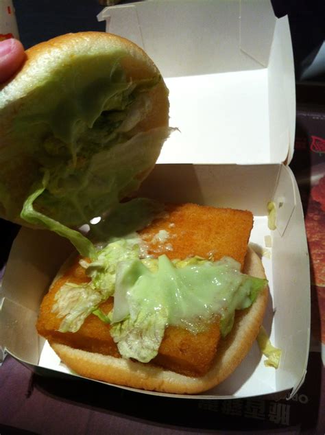 Savor this steaming fresh catch of pollock, coated in crisp breadcrumbs, smothered in tangy tartar sauce and served with cheese. McDonald's in Hong Kong- Epic Wasabi Filet-O-Fish and ...