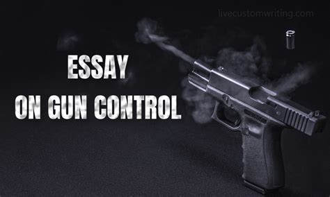 Essay On Gun Control Pros And Cons