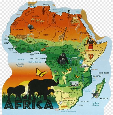 J Zyki Afryki Mapa Polityczna Kontynent Afryka Afryka Afrika