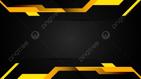 Abstract Shape Yellow With Gradient Black Background Wallpapers