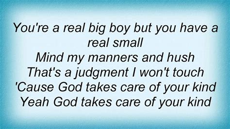Leann Rimes God Takes Care Of Your Kind Lyrics Youtube