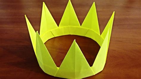 Как сделать корону из бумаги своими руками. Оригами корона Origami ...
