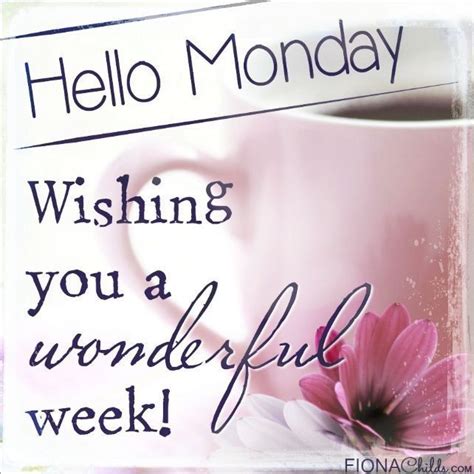 Wishing You A Wonderful Week Mondaymotivation Benharoffice