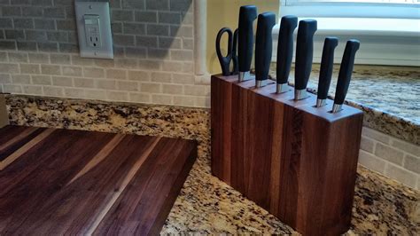 Check spelling or type a new query. Handmade Custom Made Walnut Knife Block by Debner Fine Art ...