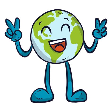 Planet Earth Happiness Laugh Smile Gesture Flat Transparent Png And Svg