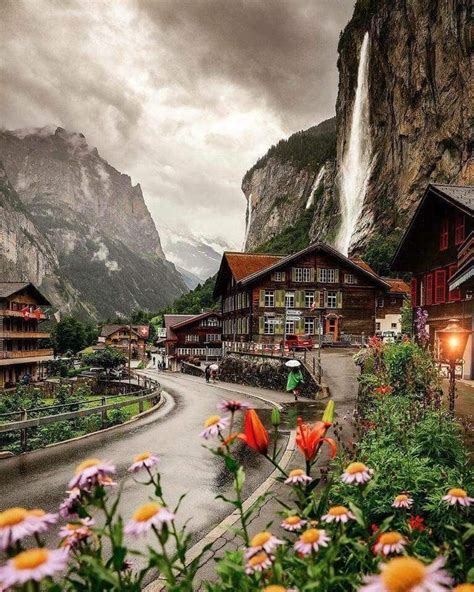 The Valley Of 72 Waterfalls Lauterbrunnen Switzerland Places To