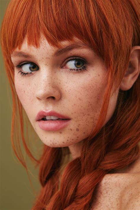 Red And Foxy On Behance Beautiful Freckles Beautiful Red Hair Beautiful Eyes Redheads Freckles