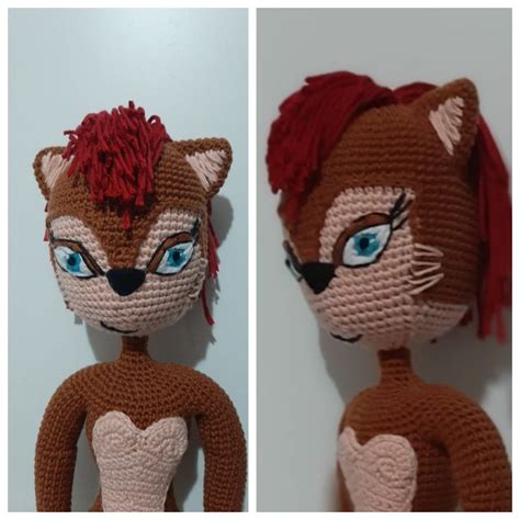 Princess Sally Acorn Crochet Doll Etsy