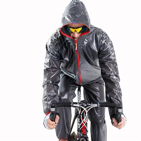 Cycling Sets Waterproof Windproof Compressed Suit Bicycle Raincoat Long