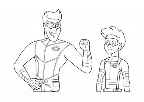 The Adventures of Kid Danger Coloring Sheets - Best Coloring Sheets